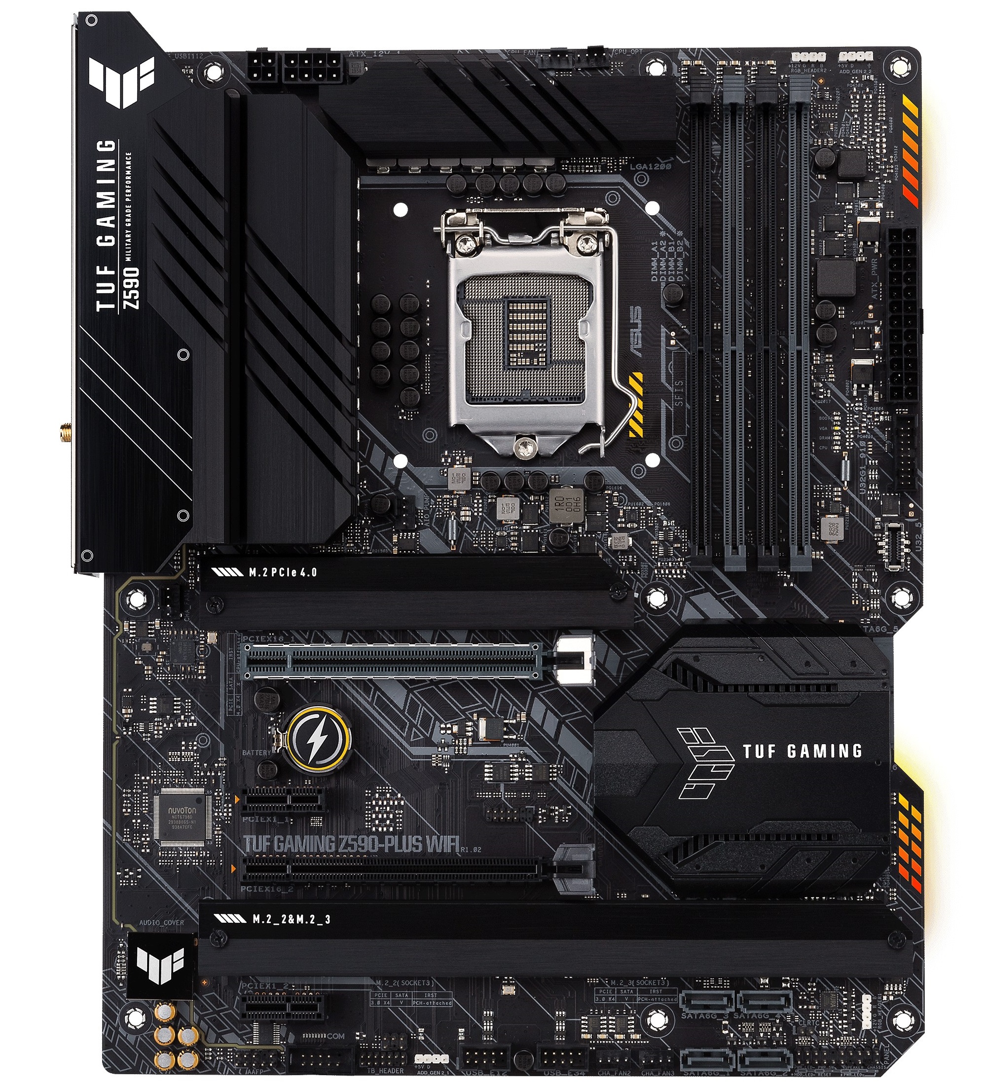 Visual Inspection - ASUS TUF Gaming Z590-Plus WIFI Motherboard